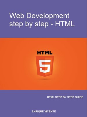 cover image of Web Development Step by Step